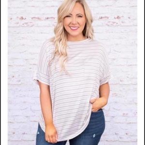 Chic soul striped T